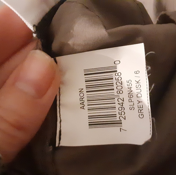 BCBG MAXAZRIA Aaron Grey Dusk Dress Size 6 - Picture 3 of 5